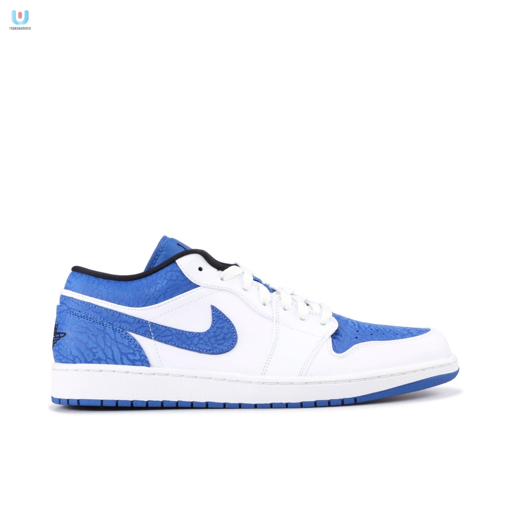 Air Jordan 1 Retro Low Sport Blue 553558104 Mattress Sneaker Store 