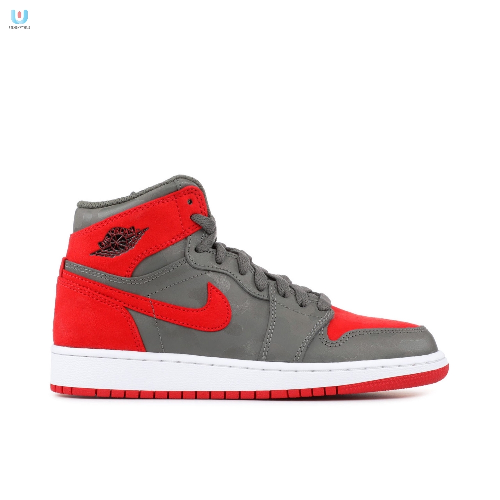 Air Jordan 1 Retro High Premium Bg Bred Camo 822858032 Mattress Sneaker Store 