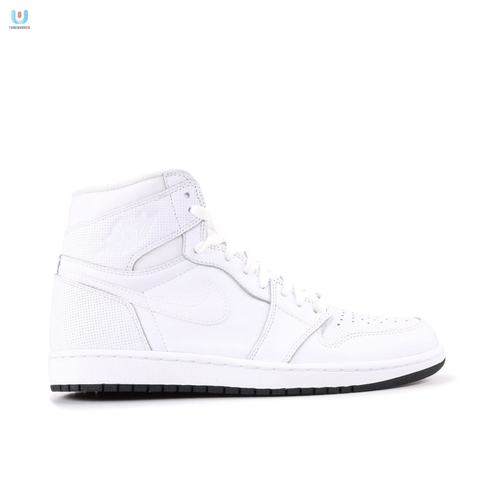 Air Jordan 1 Retro High Og White Perforated 555088100 Mattress Sneaker Store 