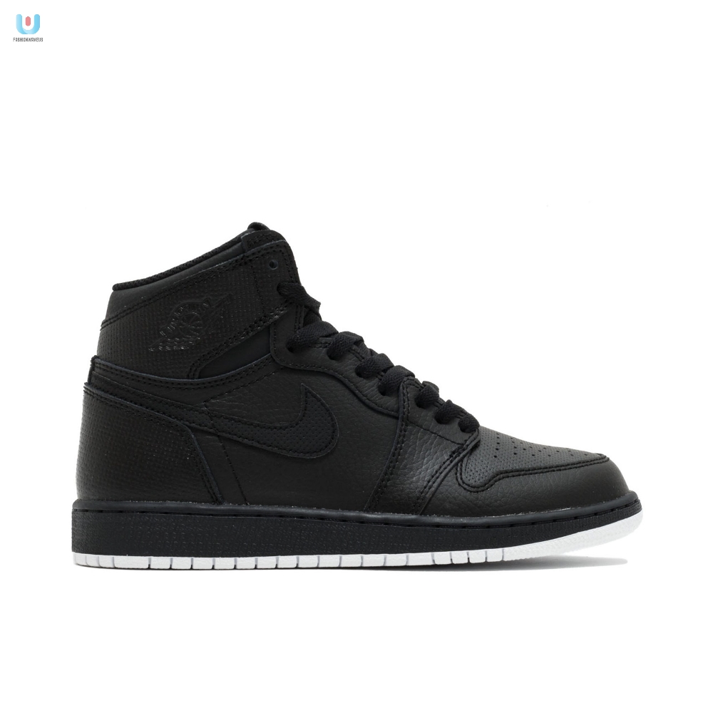 Air Jordan 1 Retro High Og Gs Black Perforated 575441002 Mattress Sneaker Store 