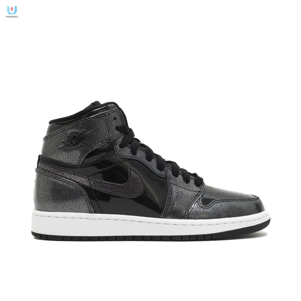Air Jordan 1 Retro High Gs Black Patent 705300017 Mattress Sneaker Store 