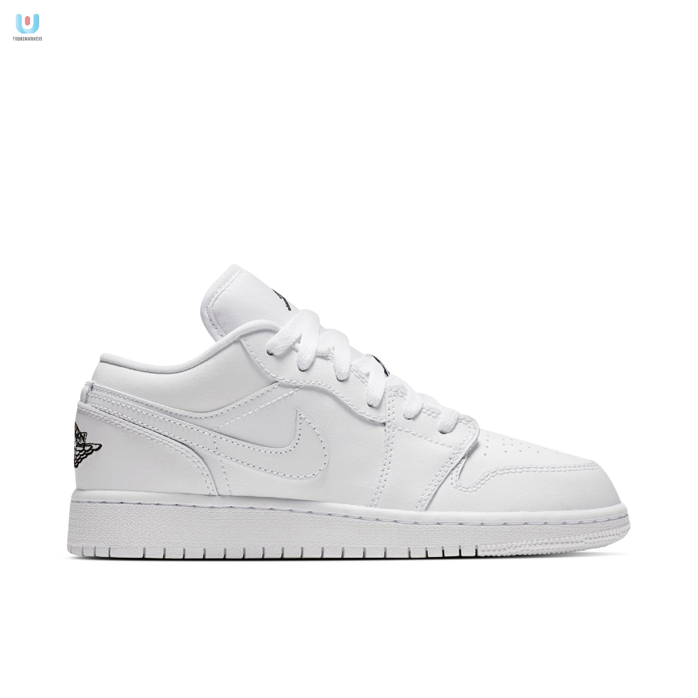 Air Jordan 1 Low Triple White Gs 553560110 Mattress Sneaker Store 