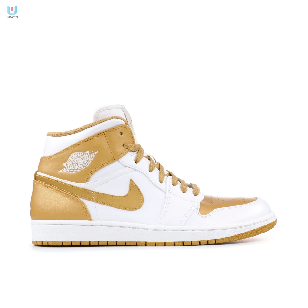 Air Jordan 1 Phat White Metallic Gold 364770130 Mattress Sneaker Store 