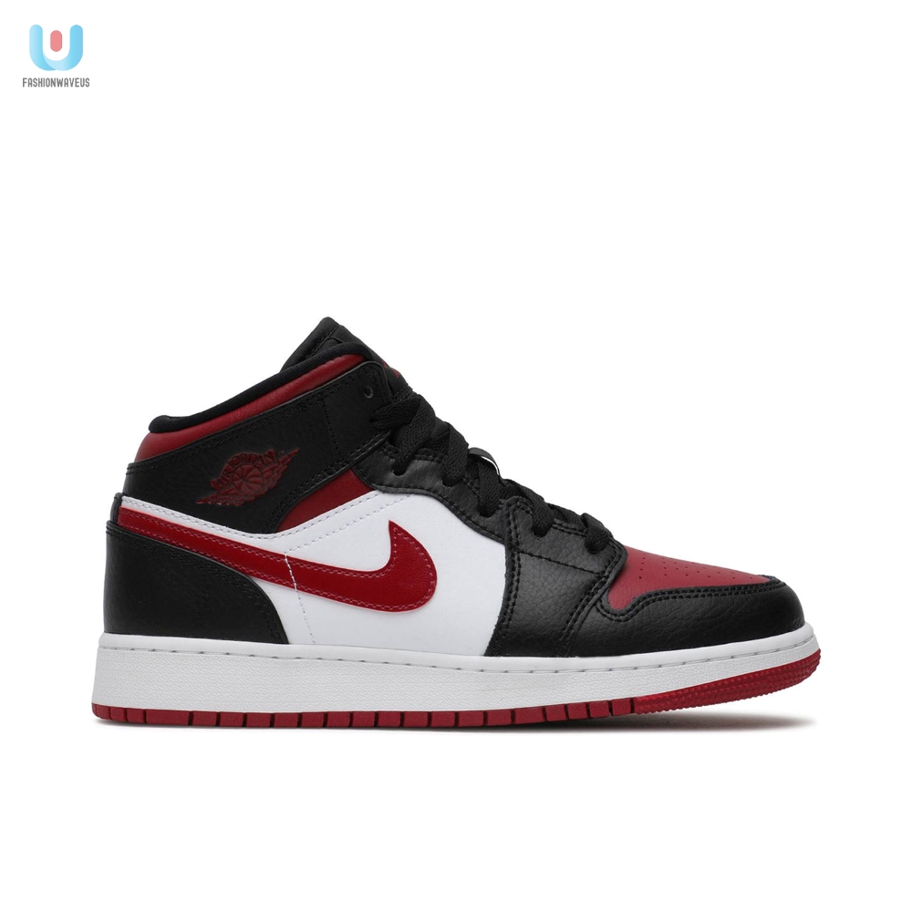 Air Jordan 1 Mid Bred Toe Gs 554725066 Mattress Sneaker Store 