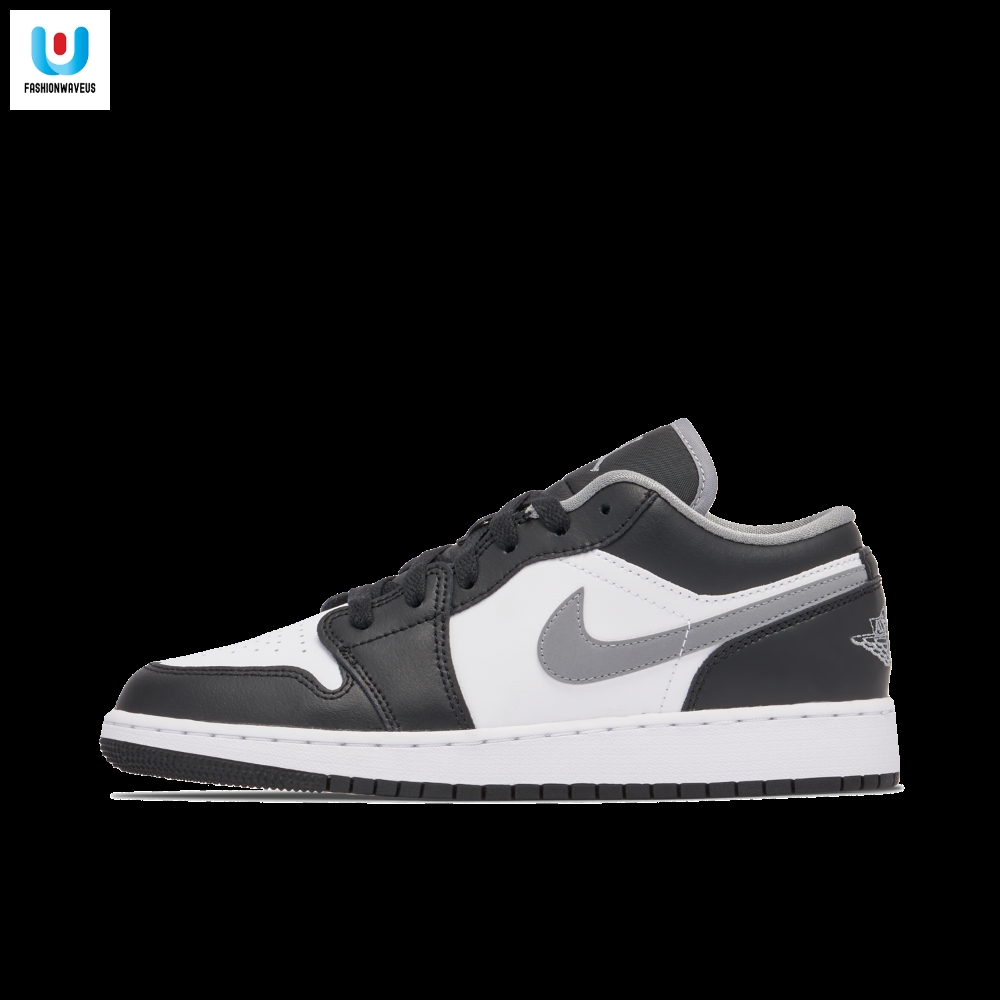 Air Jordan 1 Low Black White Grey Gs 553560040 Mattress Sneaker Store 