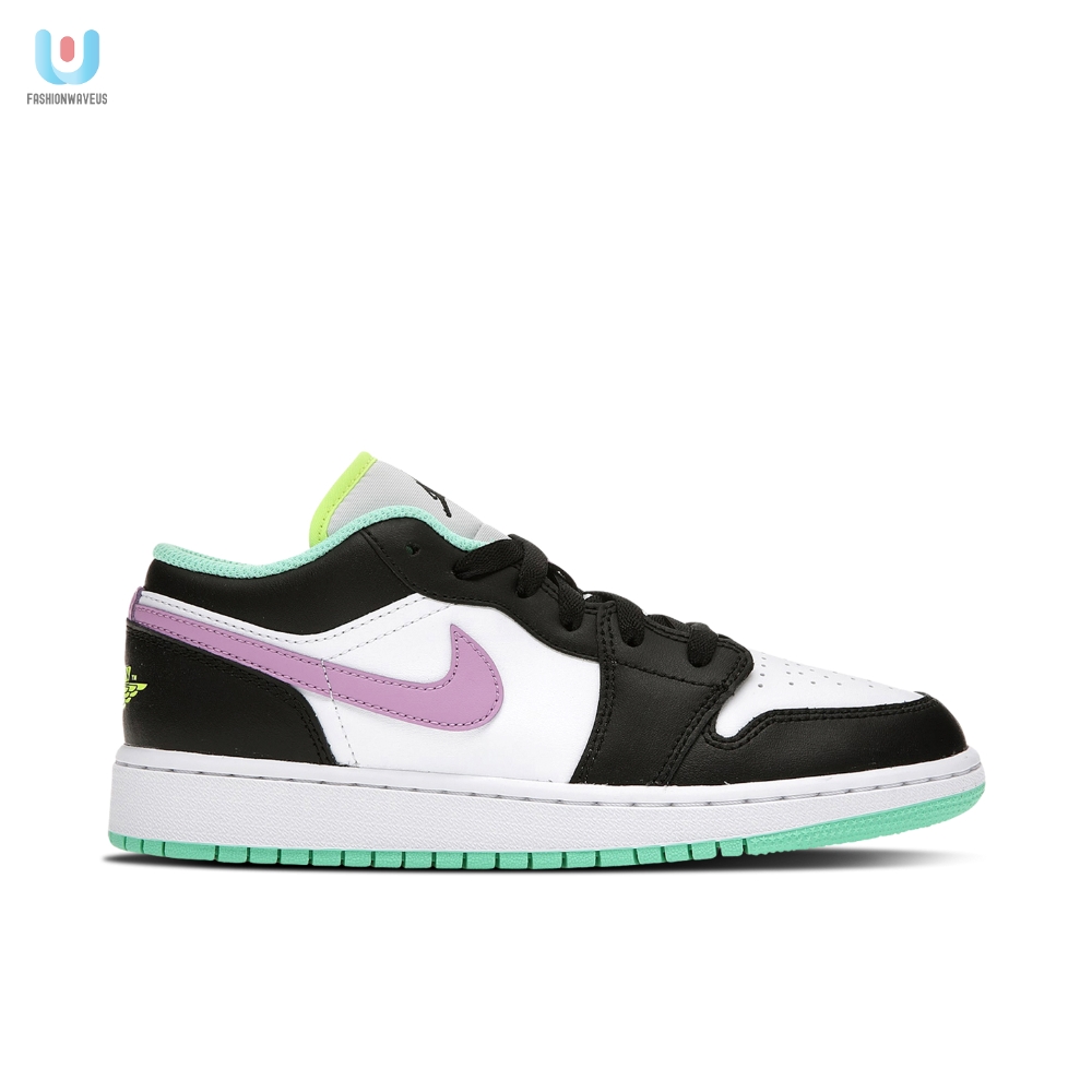 Air Jordan 1 Low Light Violet Shock Gs 553560151 Mattress Sneaker Store 