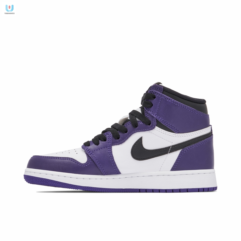 Air Jordan 1 Court Purple 2.0 Gs 575441500 Mattress Sneaker Store 