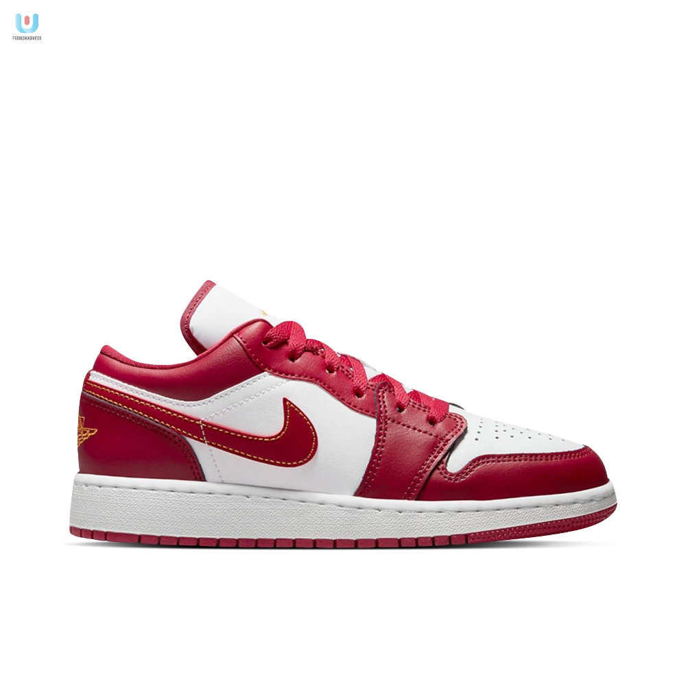 Air Jordan 1 Low Cardinal Gs 553560607 Mattress Sneaker Store 