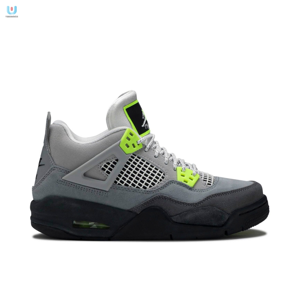 Air Jordan 4 95 Neon Grey Se Gs Ct5343007 Mattress Sneaker Store 