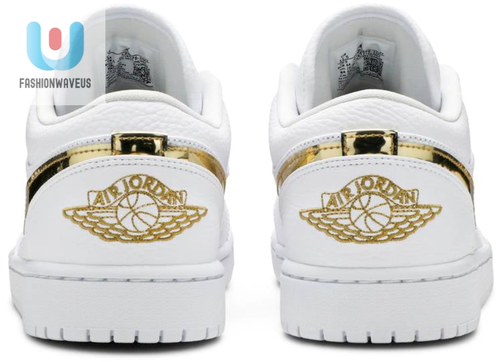 Wmns Air Jordan 1 Retro Low White Metallic Gold Cz4776100 Mattress Sneaker Store 