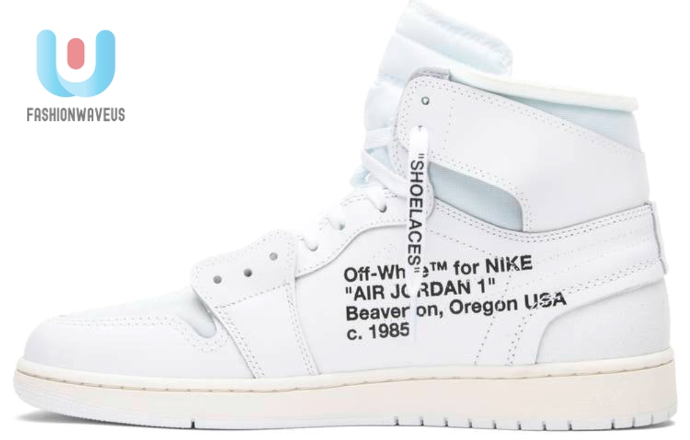 Offwhite X Air Jordan 1 Retro High Og White 2018 Aq0818100 Mattress Sneaker Store 