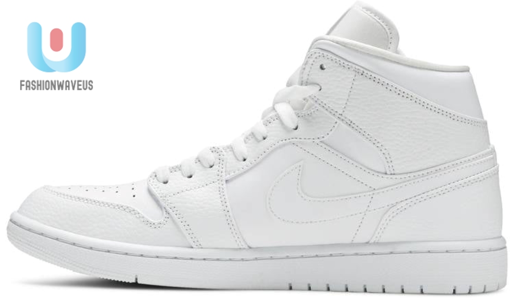 Air Jordan 1 Mid Triple White 554724130 Mattress Sneaker Store 
