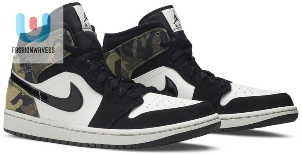 Air Jordan 1 Mid Camo Cw5490001 Mattress Sneaker Store 