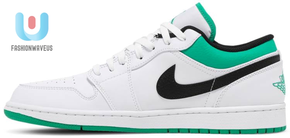 Air Jordan 1 Low White Lucky Green 553558129 Mattress Sneaker Store 