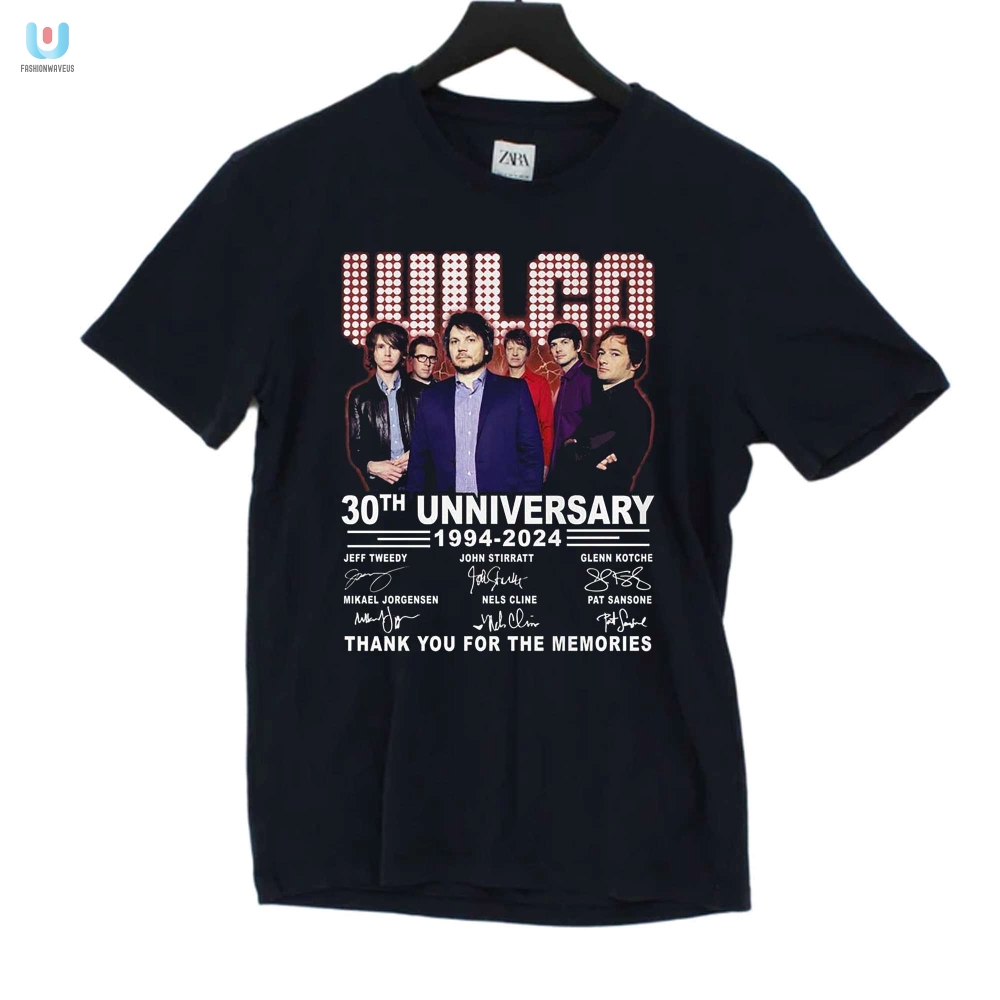 Wilco 30Th Anniversary 19942024 Thank You For The Memories Tshirt fashionwaveus 1