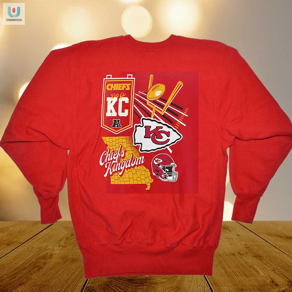 Kansas City Chiefs Fanatics Branded Split Zone Tshirt 