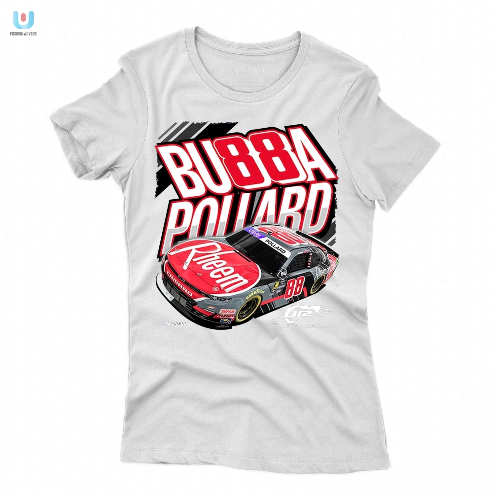 Bubba Pollard Jr Motorsports Official Team Apparel Rheem Car Tshirt 