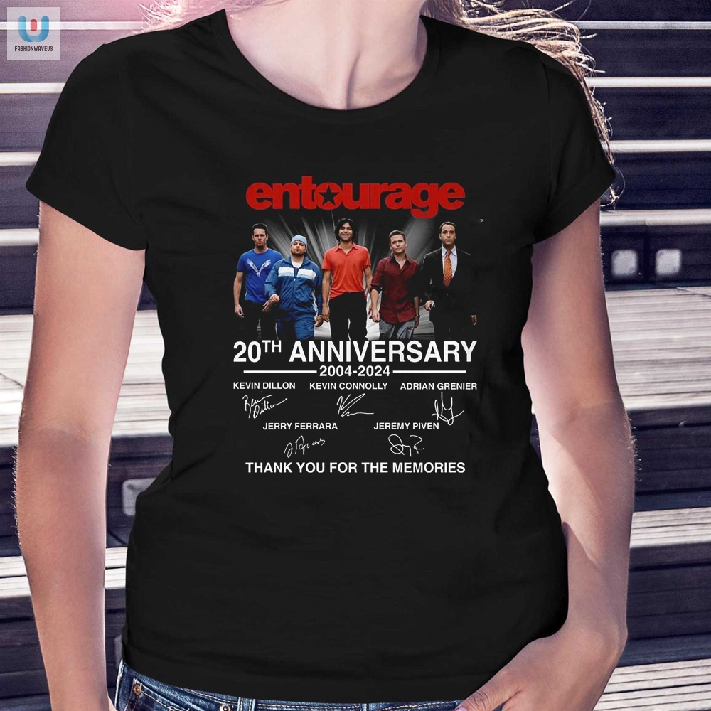 Entourage 20Th Anniversary 20042024 Thank You For The Memories Tshirt 