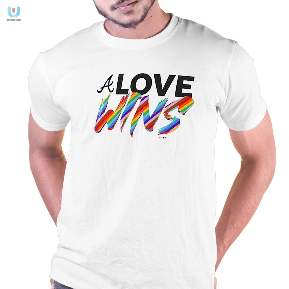 Atlanta Braves Fanatics Branded Love Wins Tshirt fashionwaveus 1