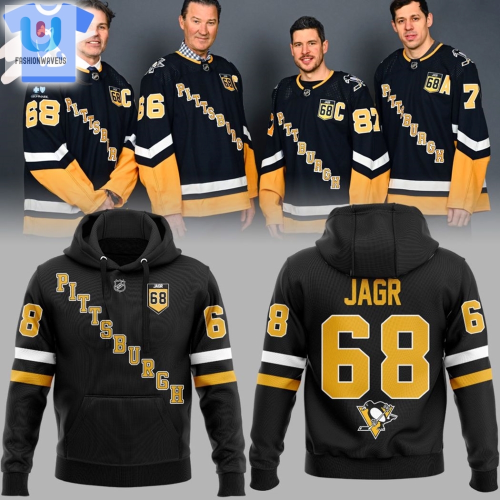 Pittsburgh Penguins Forever Jagr 68 Hoodie 