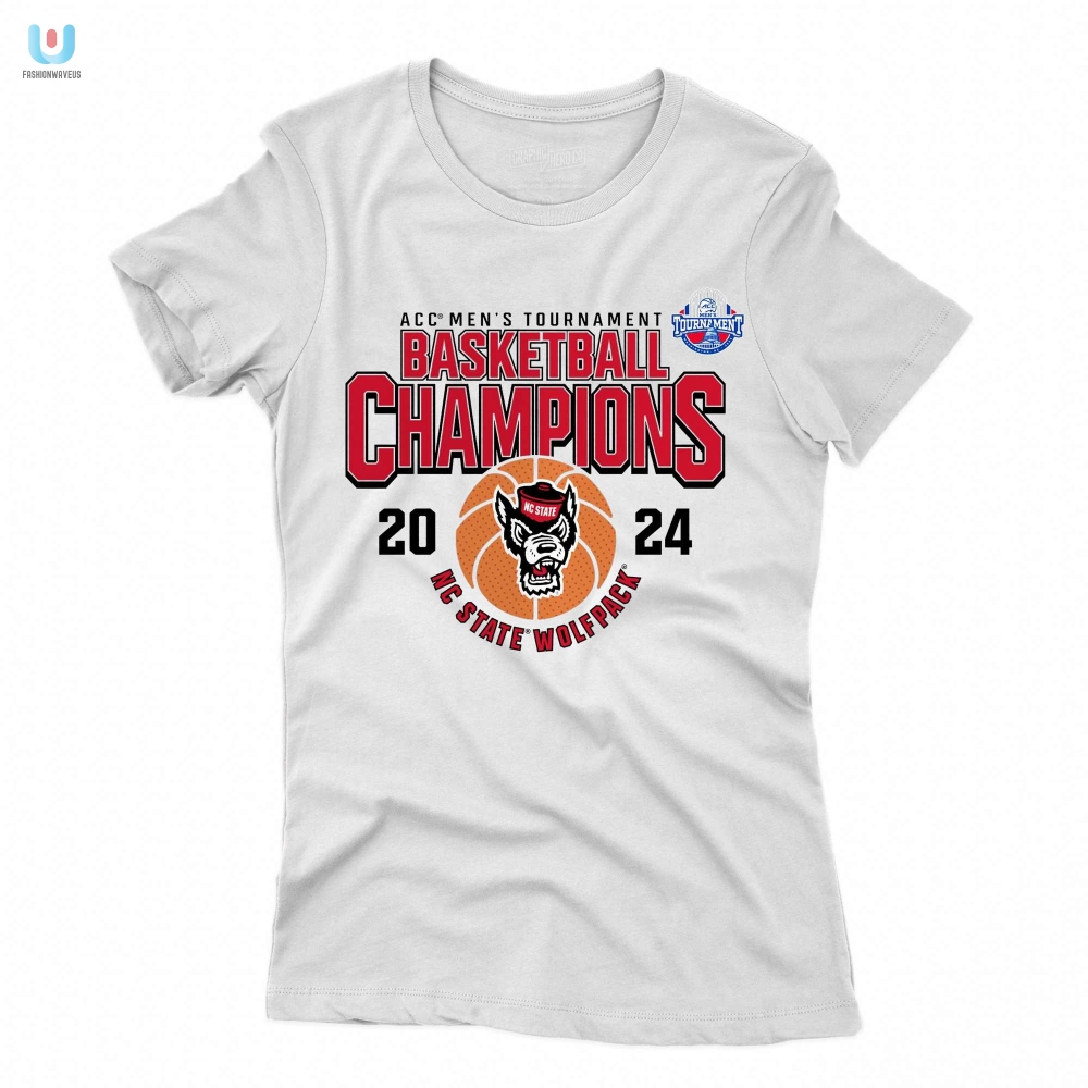 Nc State Wolfpack 2024 Acc Mens Basketball Conference Tournament Champions Tshirt 