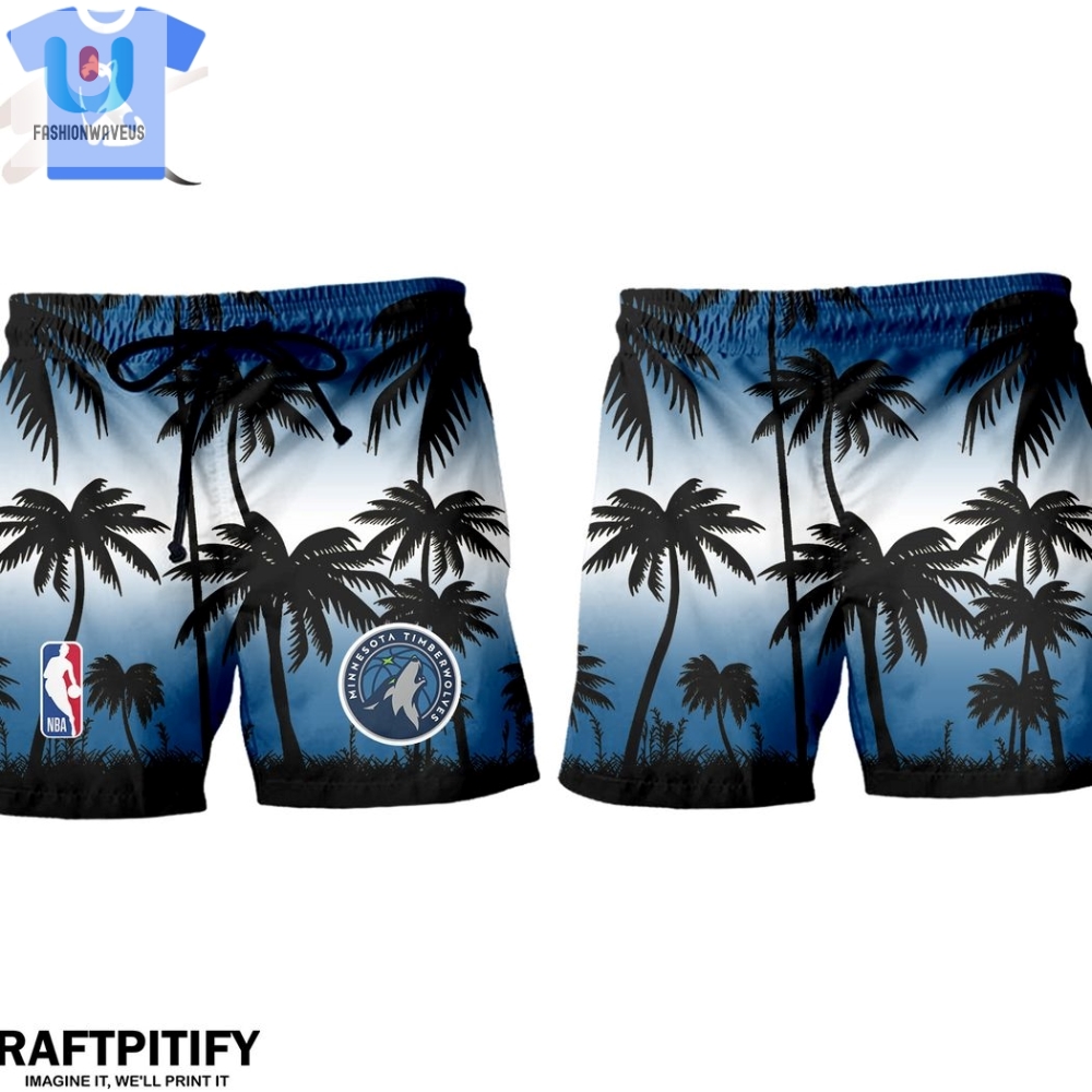 Minnesota Timberwolves Home Of The Mighty Wolves Hawaiian Shirt 