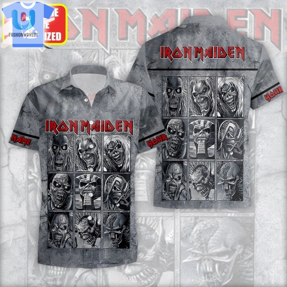 Limited Edition Iron Maiden Hawaii Shirt fashionwaveus 1