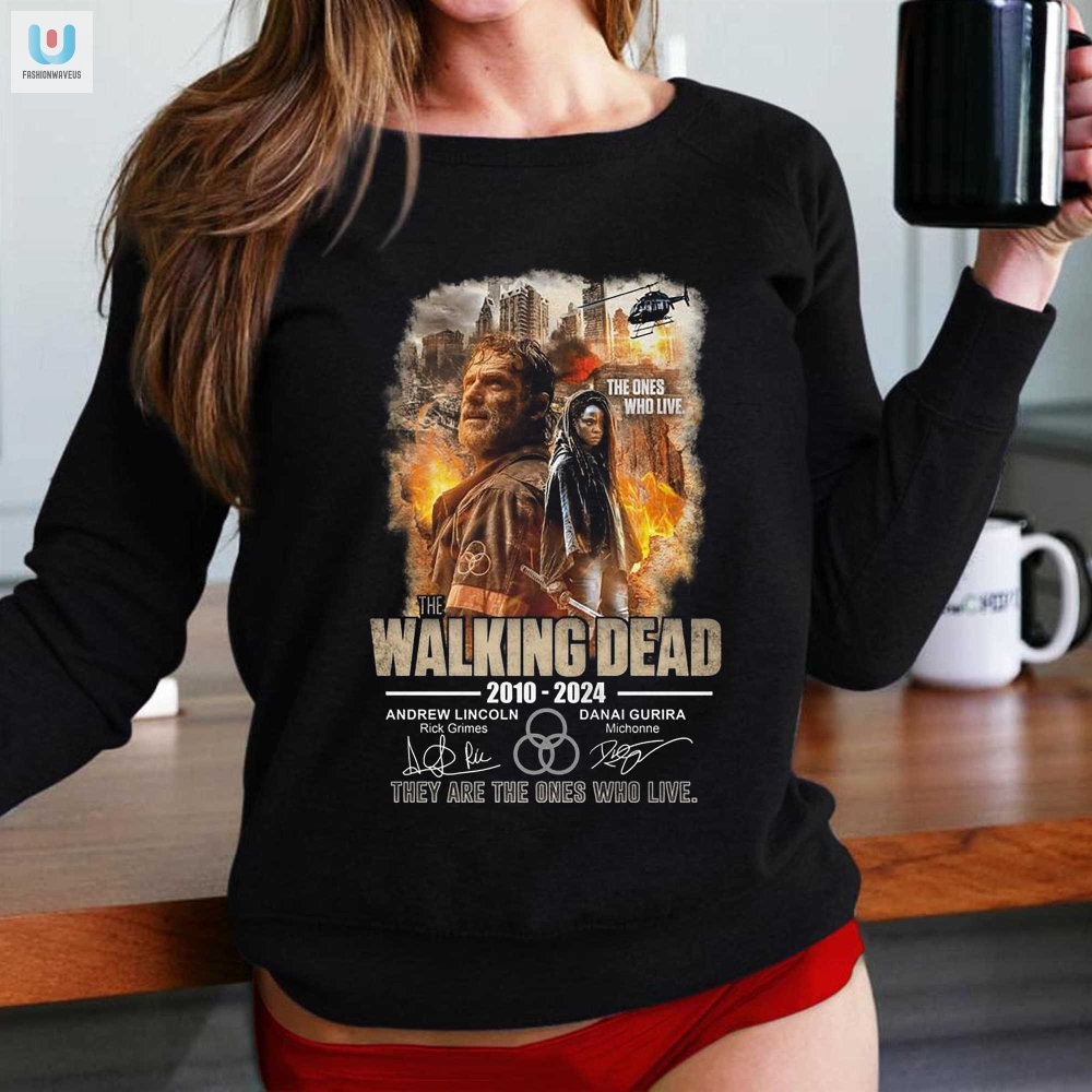 The Walking Dead 20102024 They Are The One Who Live Tshirt 