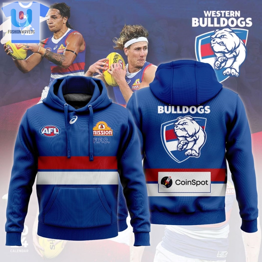 Afl Western Bulldogs Coinspot Combo 2024 Hoodie 