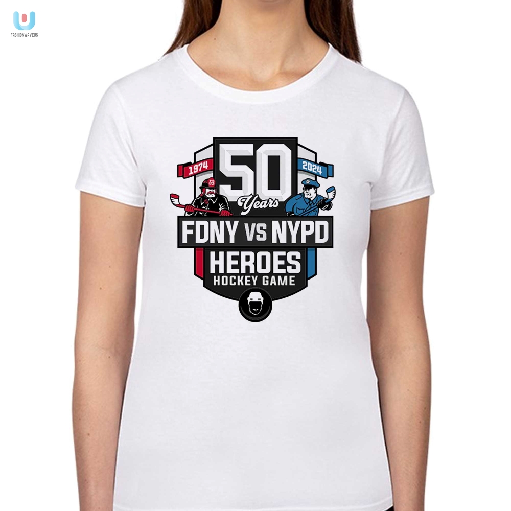 50Th Heroes Hockey Game Tshirt 
