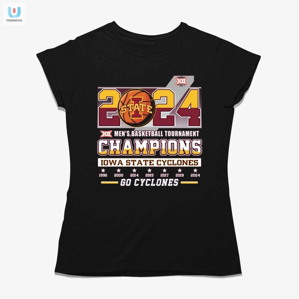 2024 Xii Mens Basketball Tournament Champions Iowa State Cyclones Tshirt 
