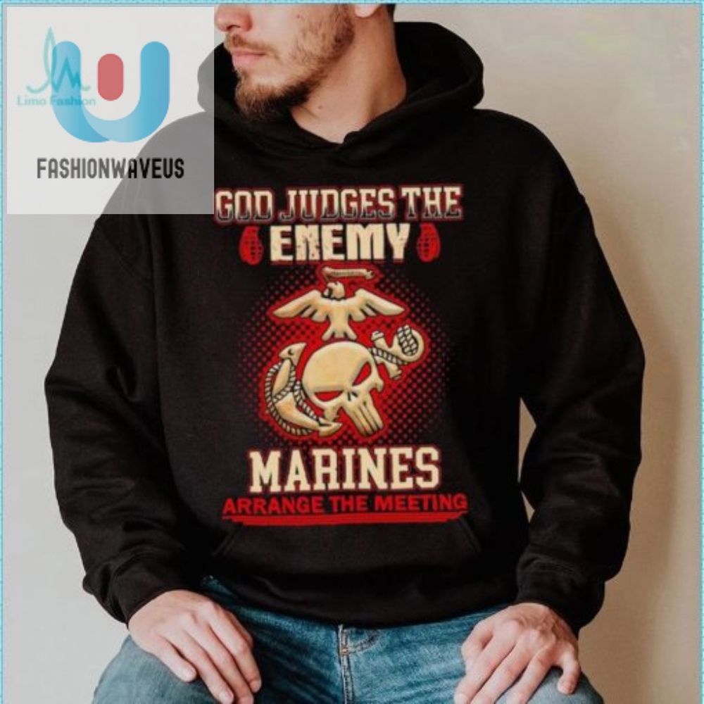Official God Judges The Enemy Marins Arrange The Meeting Shirt 
