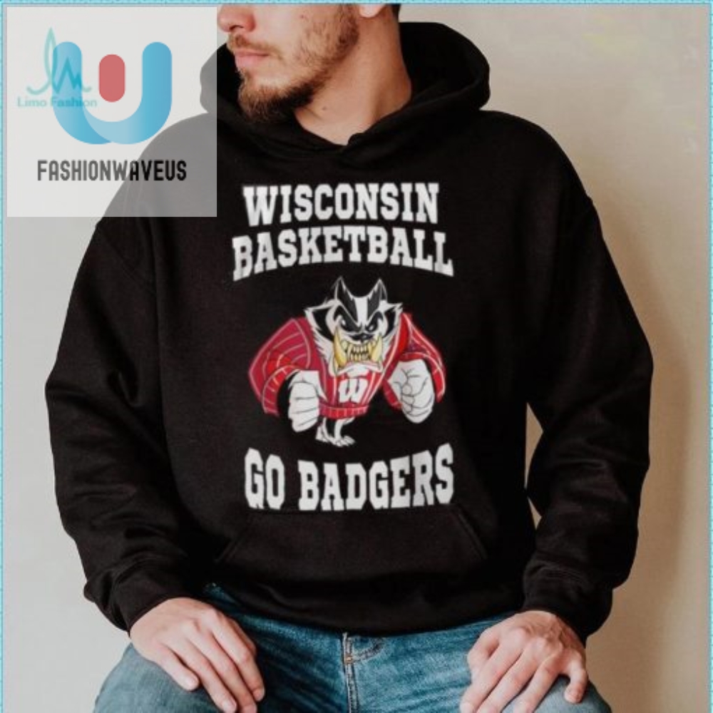 Wisconsin Badgers Basketball Go Badgers Mascot Sweatshirt 