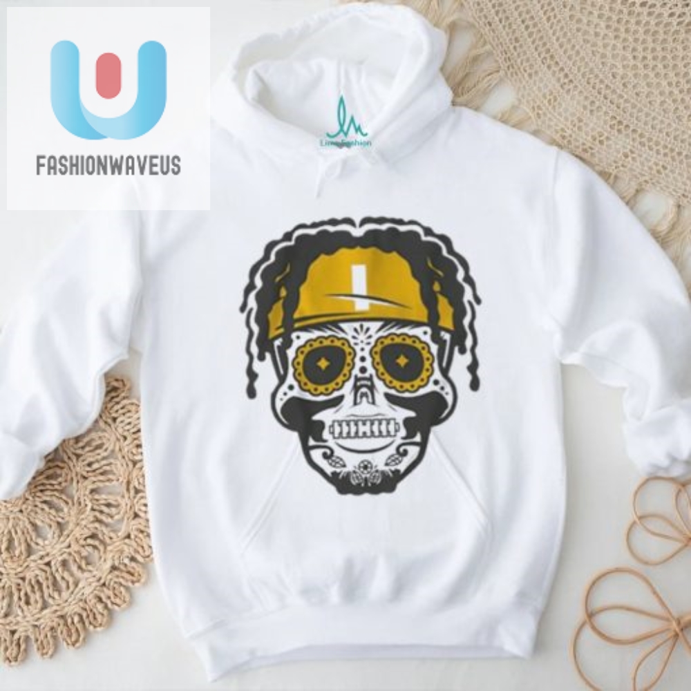 Justin Fields Pittsburgh Sugar Skull T Shirt 