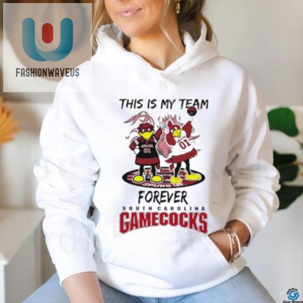 This Is My Team Forever South Carolina Gamecocks Mascot Cheerleader Shirt 