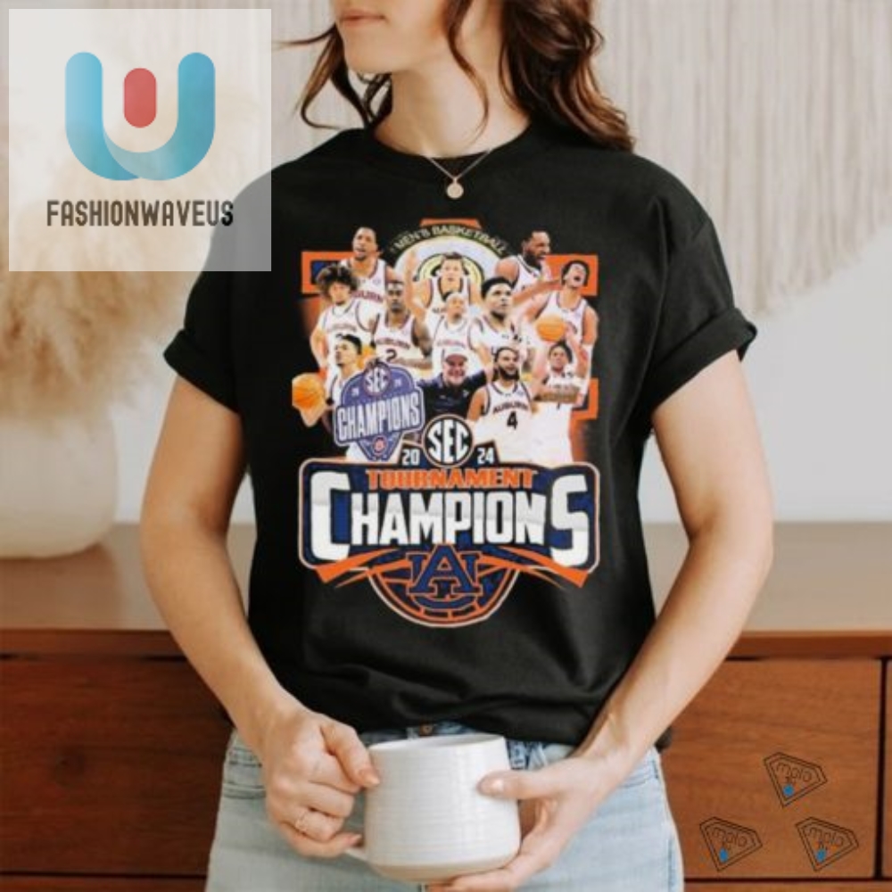 Auburn Tigers Mens Basketball Team Sec Tournament Champions 2024 Shirt 