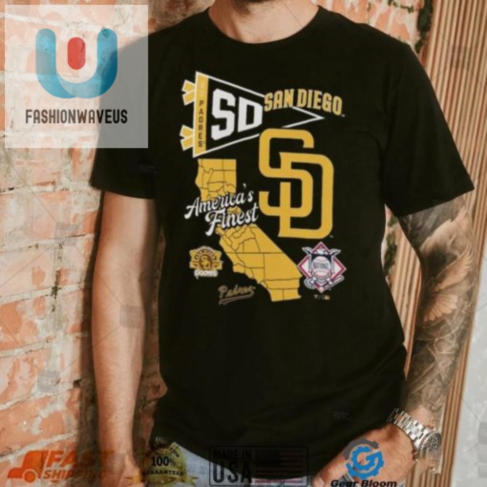 Official San Diego Padres Split Zone Americas Finest Shirt 