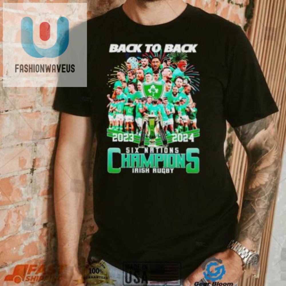 2024 Back To Back Six Nations Champions Irish Rugby Shirt 