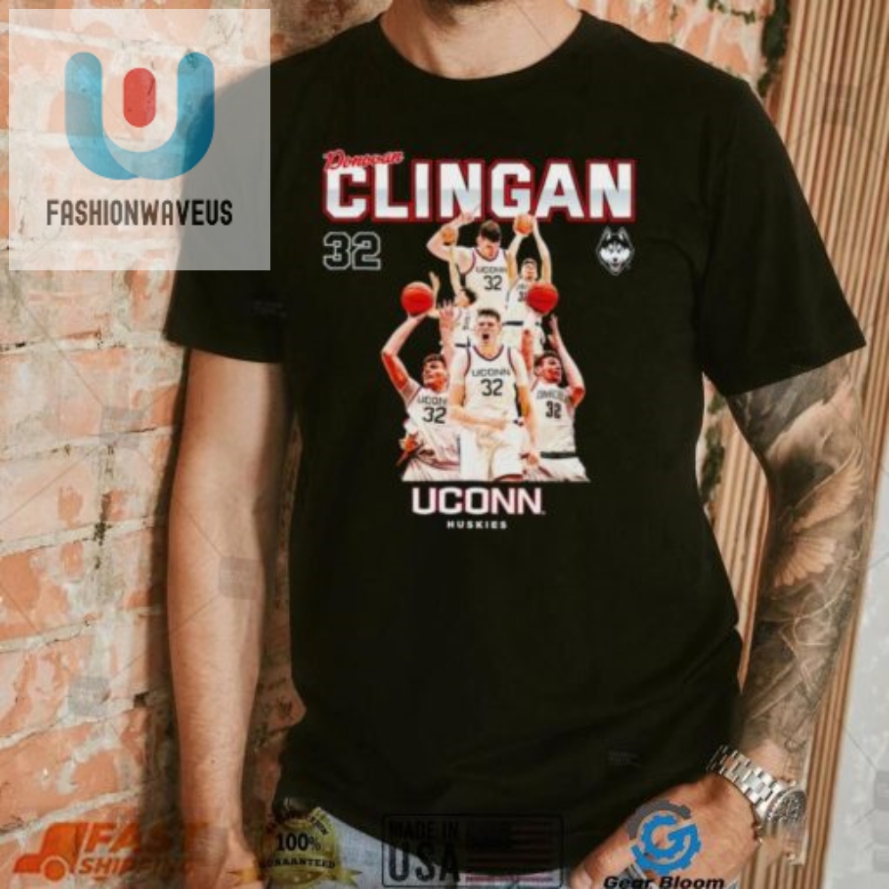 Donovan Clingan 32 Uconn Huskies Ncaa Mens Basketball Post Season Shirt 