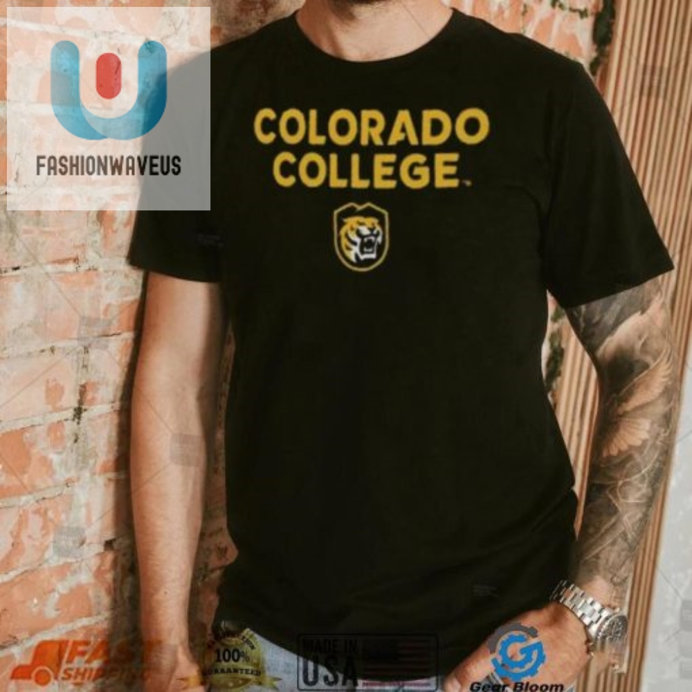Colosseum Colorado College Tigers Black T Shirt 