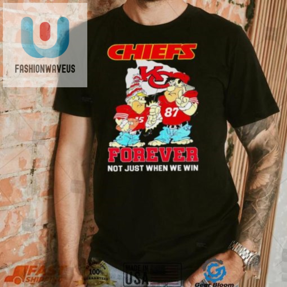 Kansas City Chiefs Forever Not Just When We Win Patrick Mahomes And Travis Kelce Cartoon Shirt 