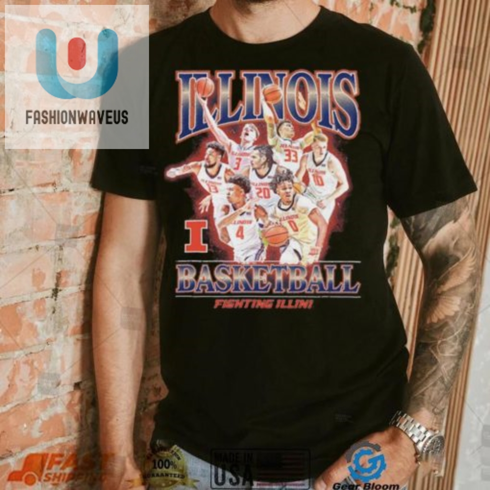 Illinois Ncaa Mens Basketball Official 2023 2024 Post Season T Shirt 