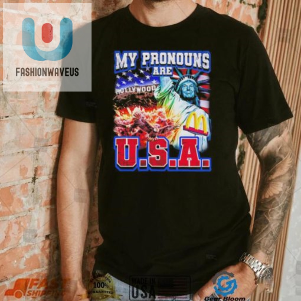 My Pronouns Are U.S.A Trump Shirt 