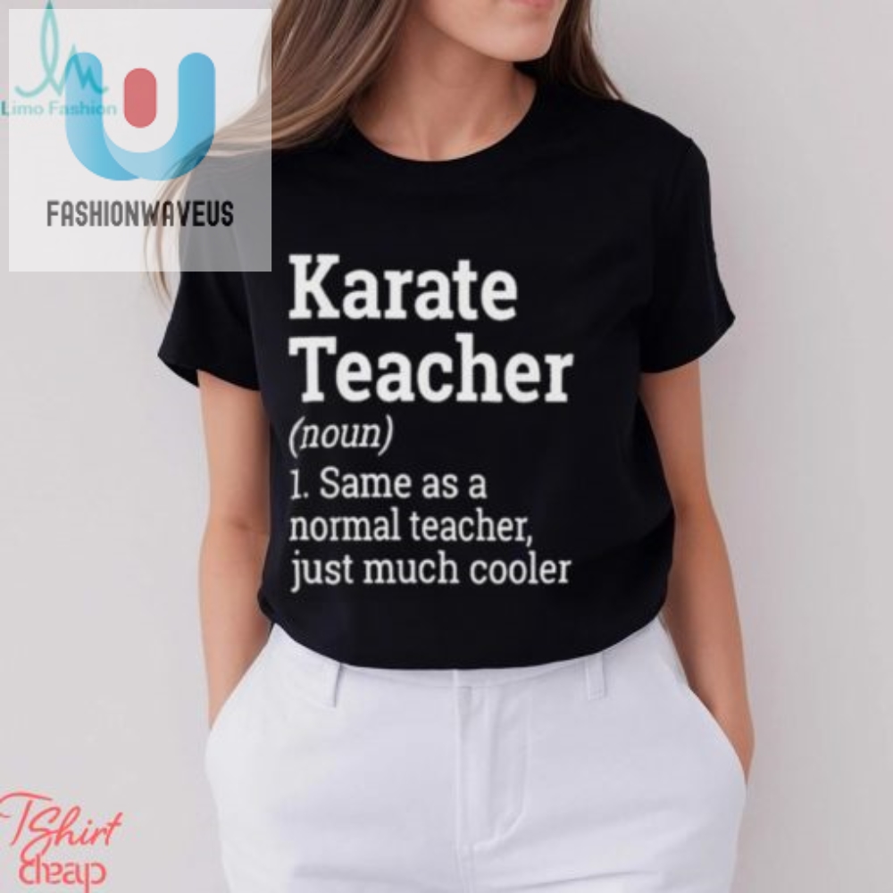 Official Karate Teacher Noun 1 Same As A Normal Teacher Just Much Cooler T Shirt 