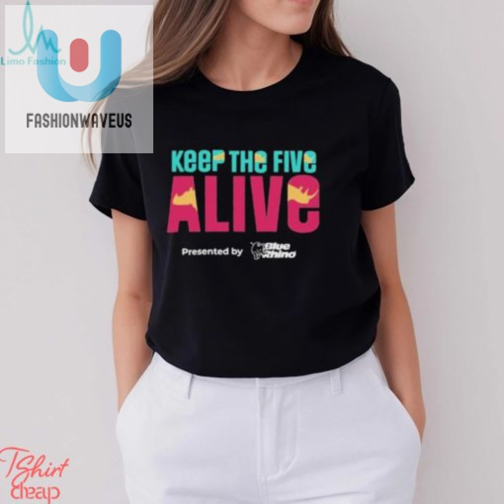 Official Keep The Five Alive Presented By Blue Rhino T Shirt 