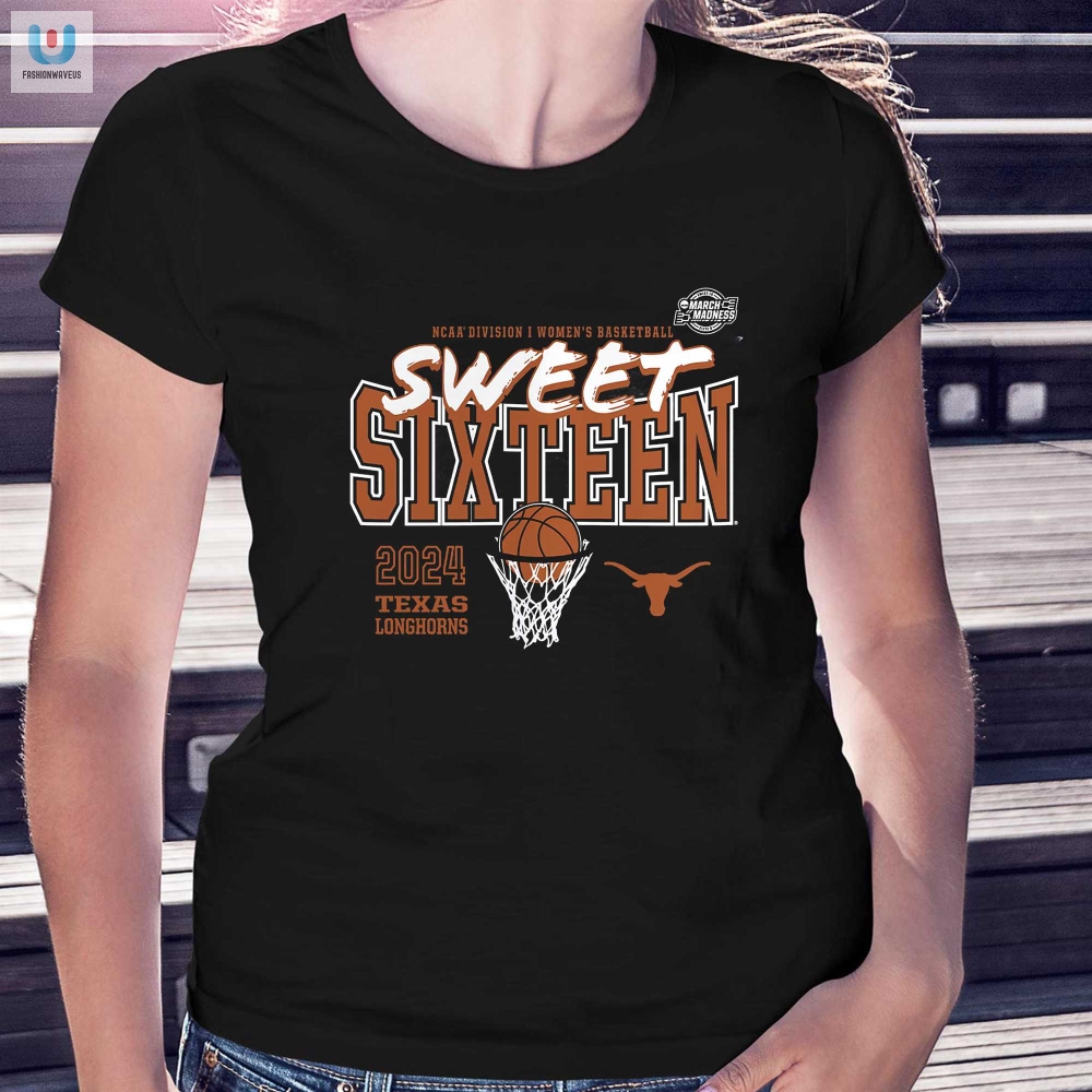 Texas Longhorns 2024 Ncaa Tournament March Madness Sweet 16 Fast Break Tshirt 