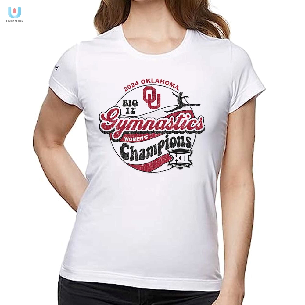 Oklahoma Sooners 2024 Big 12 Womens Gymnastics Champions Tshirt 