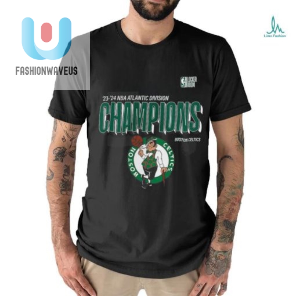 Boston Celtics 2024 Atlantic Division Champions Locker Room T Shirt 