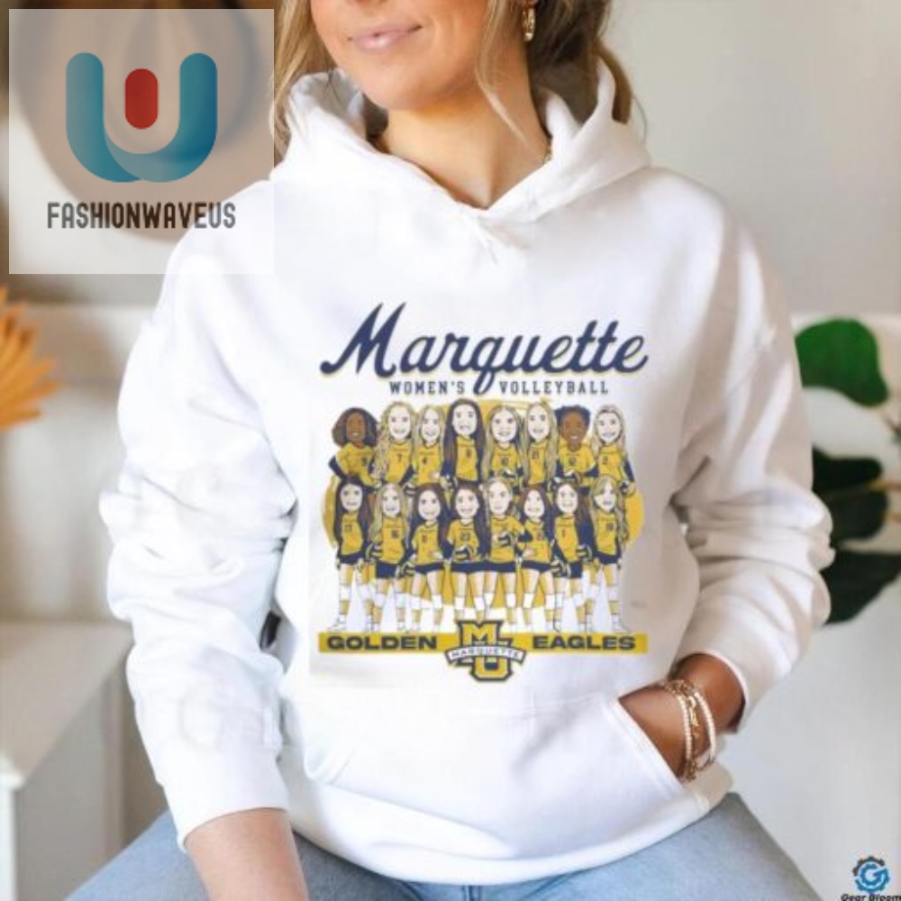 Marquette Golden Eagles 2024 Womens Volleyball Team T Shirt 