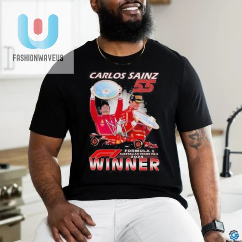 Awesome Carlos Sains 55 Formula 1 Australian Grand Prix 2024 Winner T Shirt fashionwaveus 1